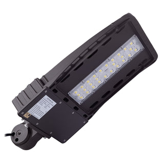 60W LED SHOEBOX AREA LIGHT — 5-Year Warranty - 4000K SLIP-FITTER 120-277V - Coast II Coast Lighting