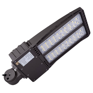 200W LED SHOEBOX AREA LIGHT — 5-Year Warranty - 4000K SLIP-FITTER 120-277V - Coast II Coast Lighting