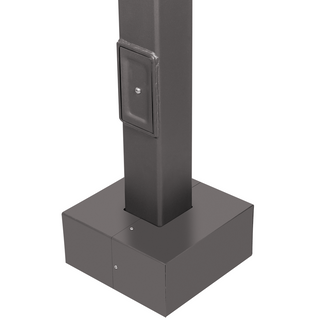 25-Foot 4" Square Steel Light Pole - Coast II Coast Lighting