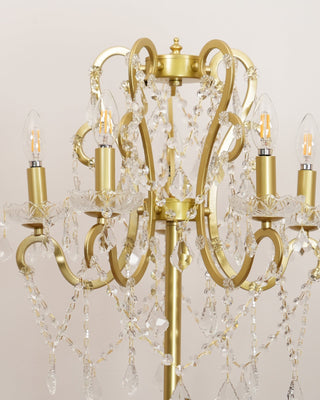 20.9" Crystal Floor Lamp - Coast II Coast Lighting