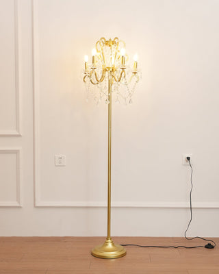 20.9" Crystal Floor Lamp - Coast II Coast Lighting