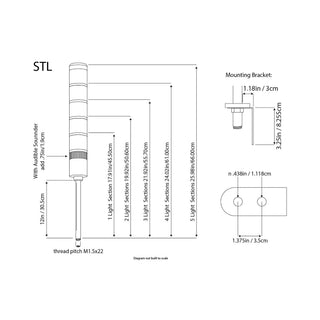 STL Super Bright Standard LED Tower Lights (Ready To Wire) - Coast II Coast Lighting