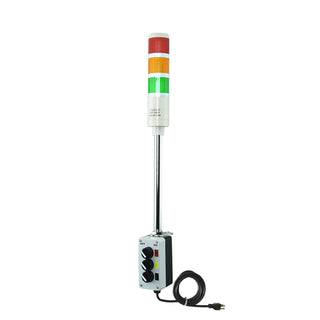 ASTL - Assembled LED Andon Tower Light 110V AC 1-5 Stack Light - Coast II Coast Lighting