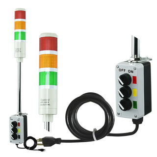 ASTL - Assembled LED Andon Tower Light 110V AC 1-5 Stack Light - Coast II Coast Lighting