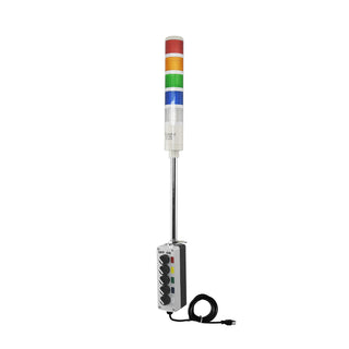 ASTL - Assembled LED Andon Tower Light 110V AC 1-5 Stack Light - Coast II Coast Lighting
