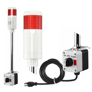 ASTL - Assembled LED Andon Tower Light 110V AC 1-5 Stack Light - Coast II Coast Lighting