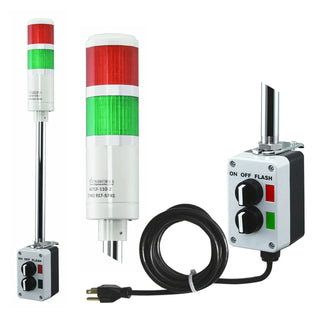 ASTL - Assembled LED Andon Tower Light 110V AC 1-5 Stack Light - Coast II Coast Lighting