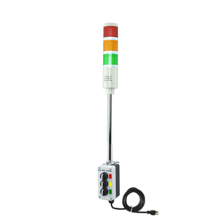 ASTL - Assembled LED Andon Tower Light 110V AC 1-5 Stack Light - Coast II Coast Lighting