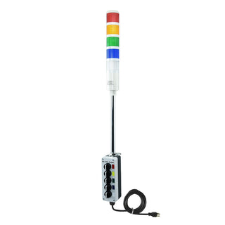 ASTL - Assembled LED Andon Tower Light 110V AC 1-5 Stack Light - Coast II Coast Lighting