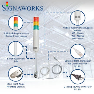 Ethernet Interface LED Tower Light - Coast II Coast Lighting