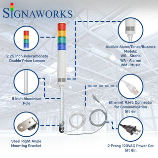 Ethernet Interface LED Tower Light - Coast II Coast Lighting